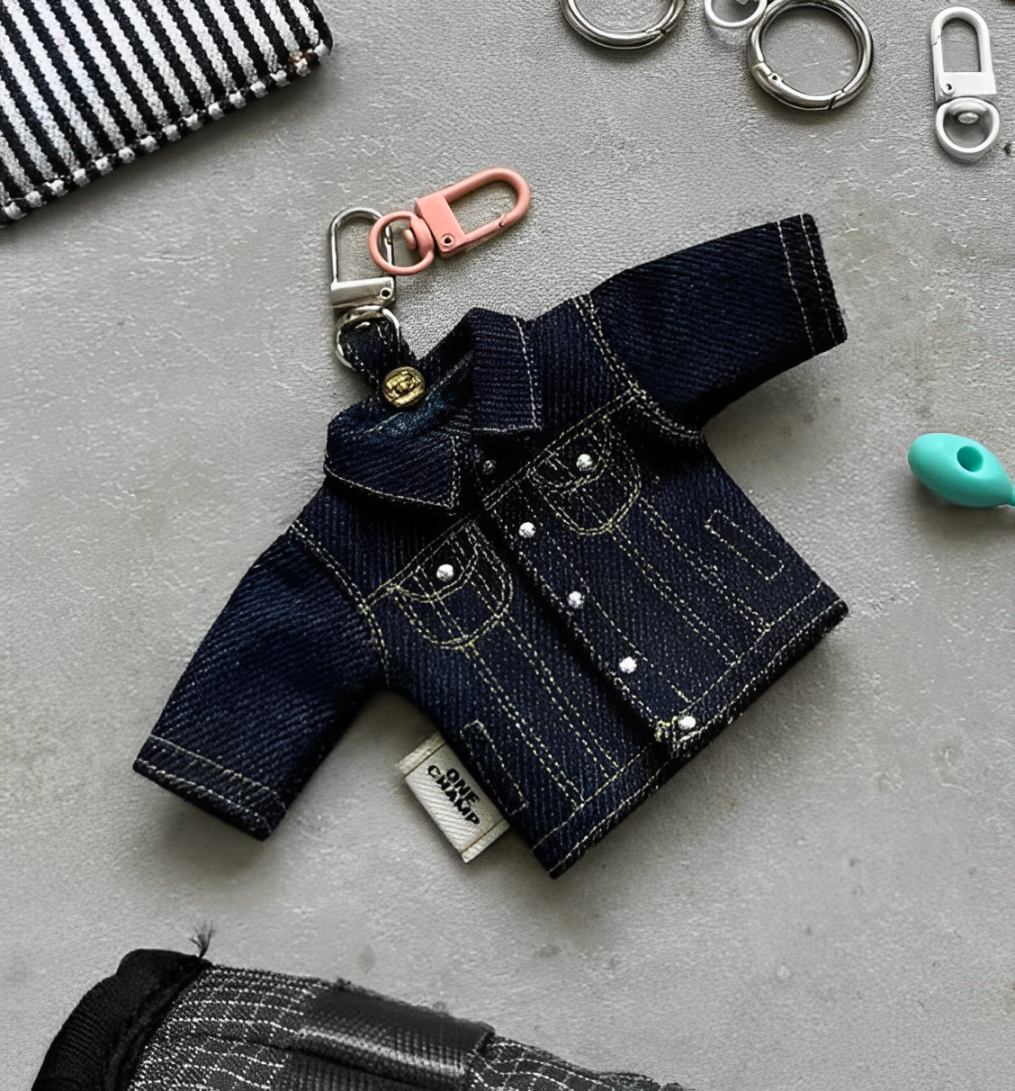 Mini Jacket Jeans Keychain