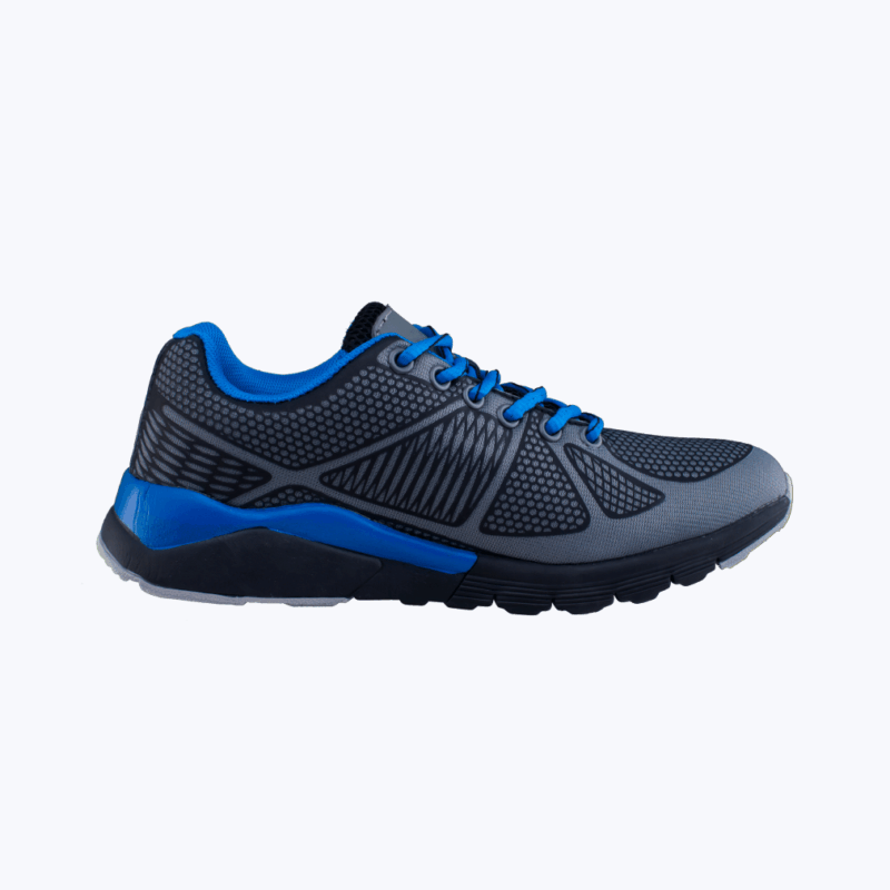 Sneakers black blue sport shoes