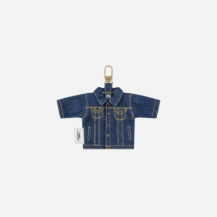 ONECHAMP Jacket Denim Mini Keychain