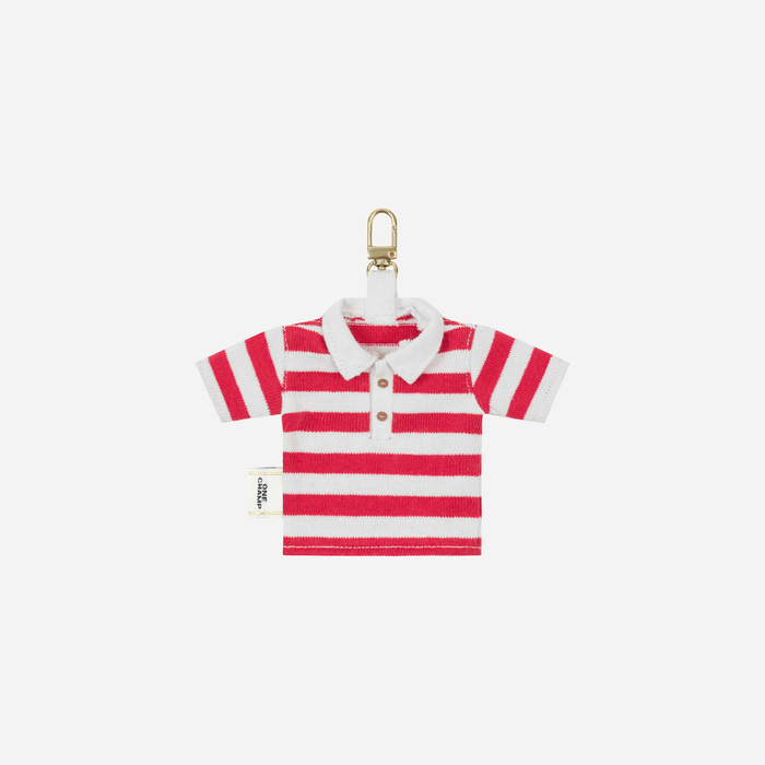 ONECHAMP Mini Polo T-Shirt Keychain - Red